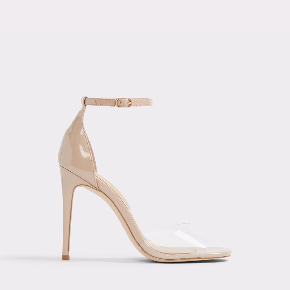 Aldo nude sandal pumps